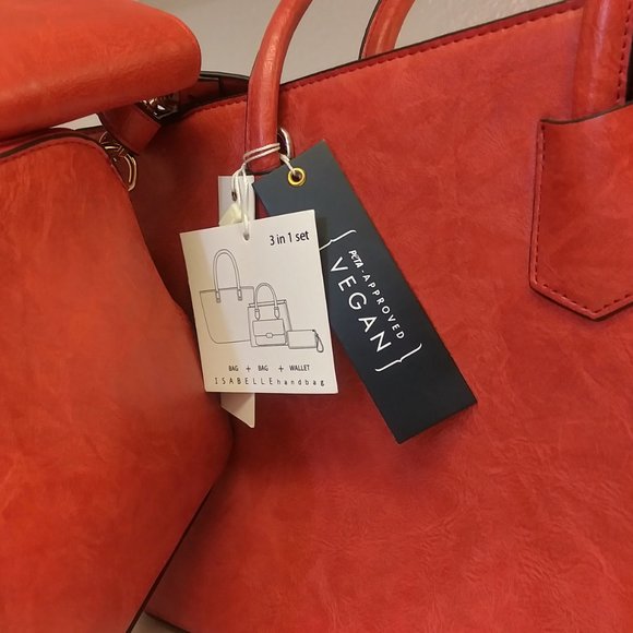 Isabelle Handbags Vegan 3 in 1 Satchel and wallet set - Picture 6 of 9